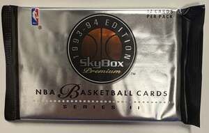 Vintage Basketball Cards NBA Hoops 1992 1993 Cards NBA Skybox Pack of Cards Unop